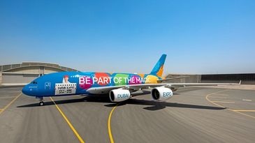 Emirates Airbus A380 mit Sonderlackierung